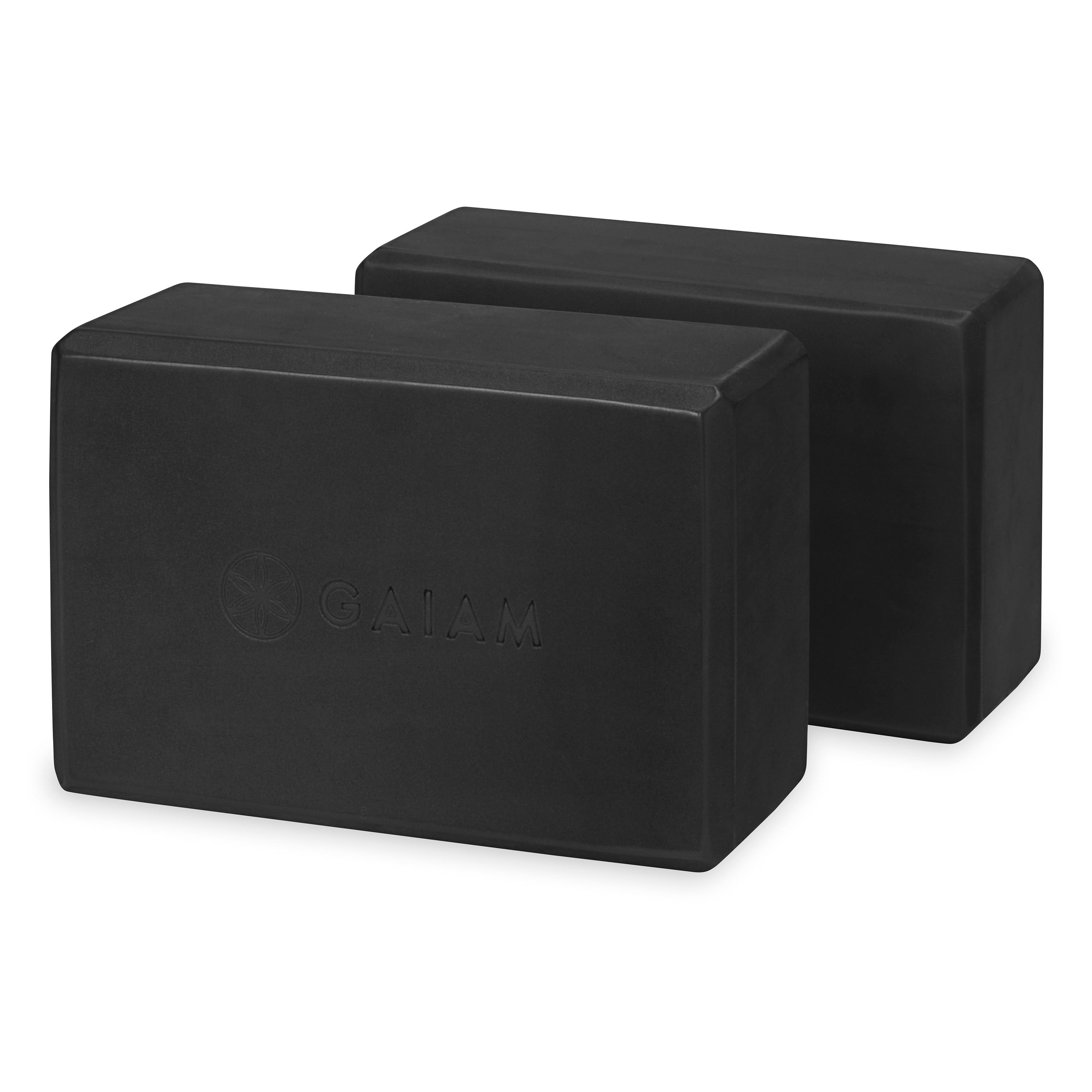 Yoga Block 2 Pack Black